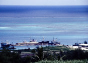 Wilcommen, No. 0079 Saipan Ships at Lower Base Docks